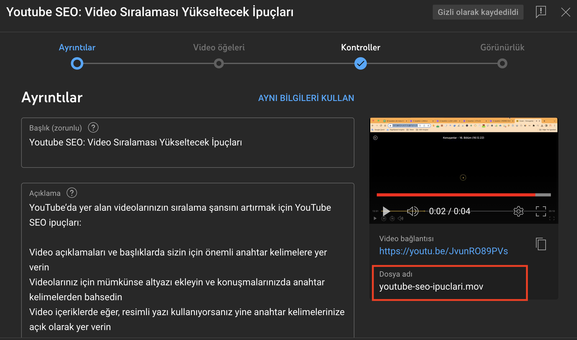 Youtube SEO: Video Arama Sıralamanızı Yükseltecek İpuçları