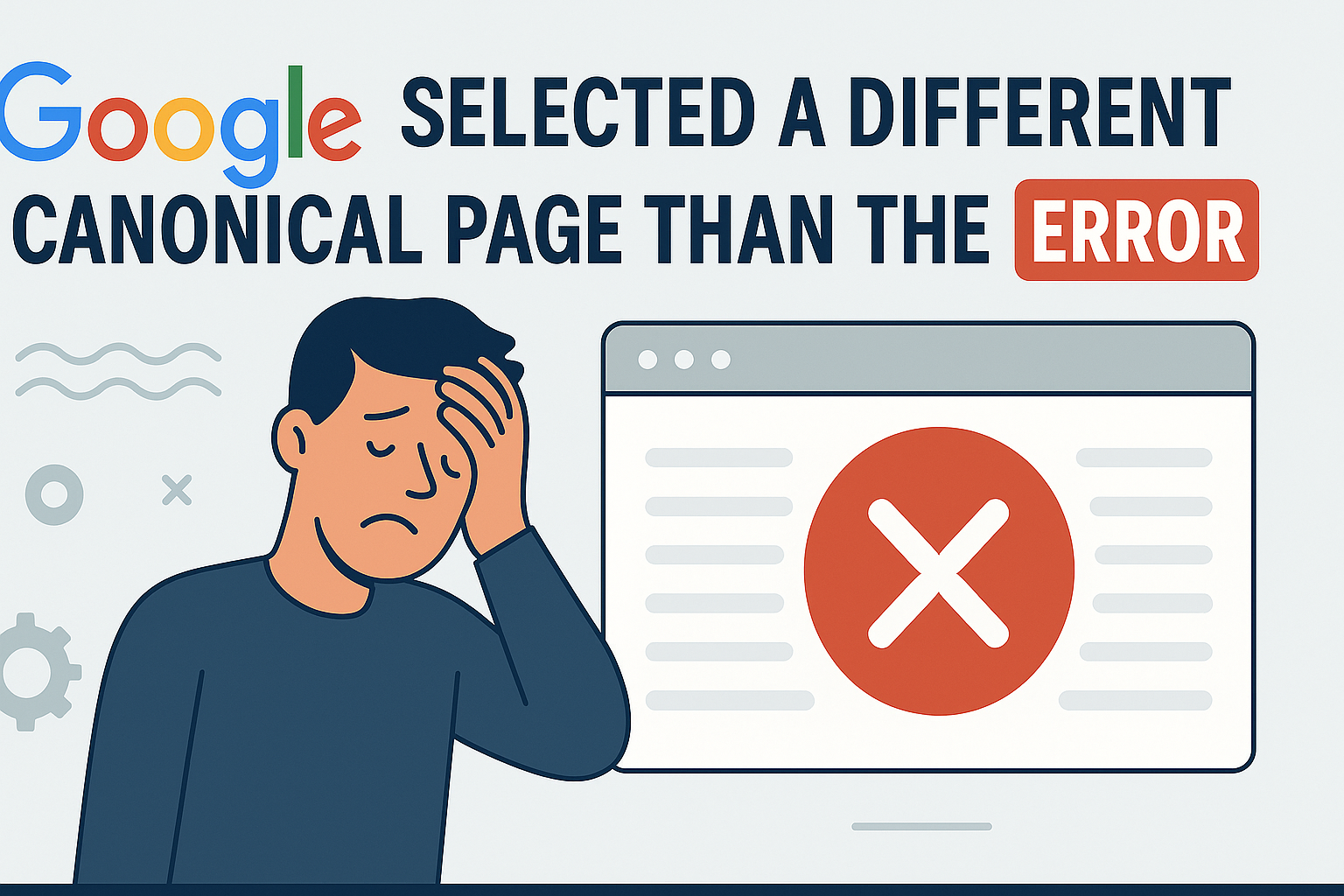 Duplicate, Google Chose Different Canonical Than User Error