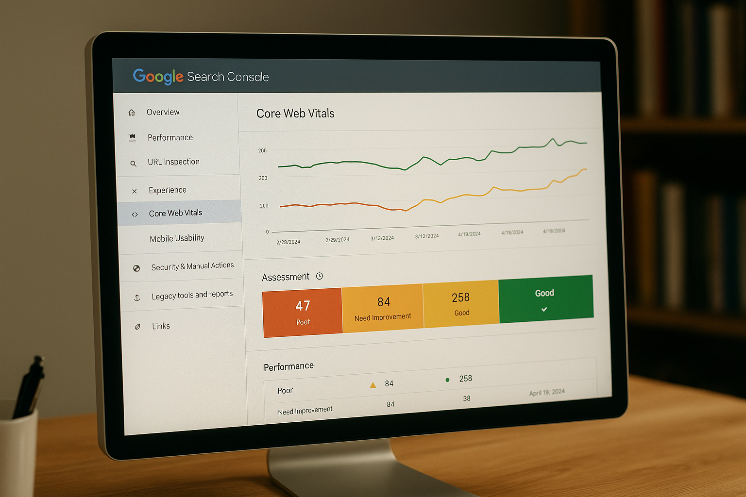 Search Console’da Core Web Vitals Raporunu Okuma ve İyileştirme Rehberi