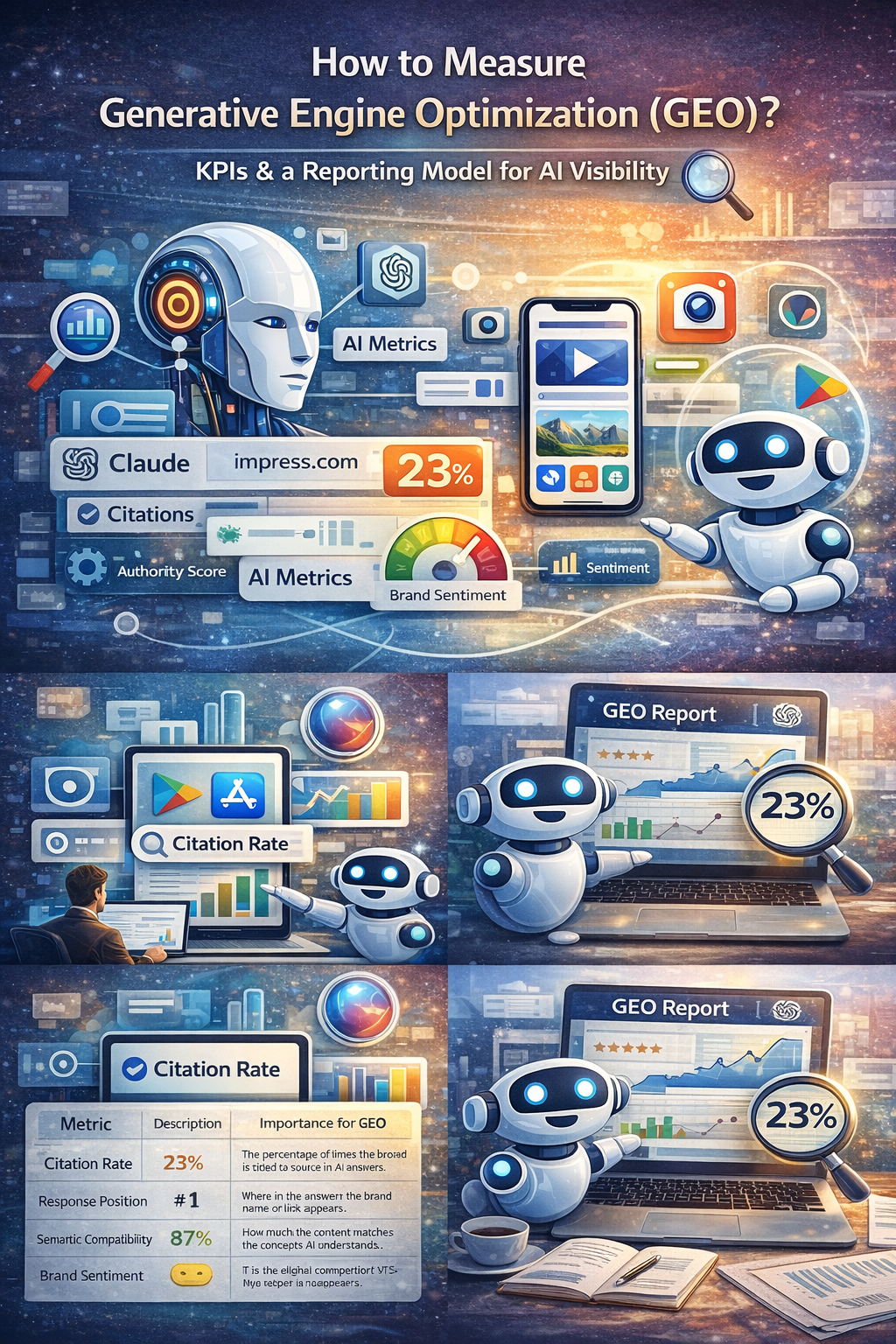 How to Measure Generative Engine Optimization (GEO)? KPIs and Reporting Model for AI Visibility