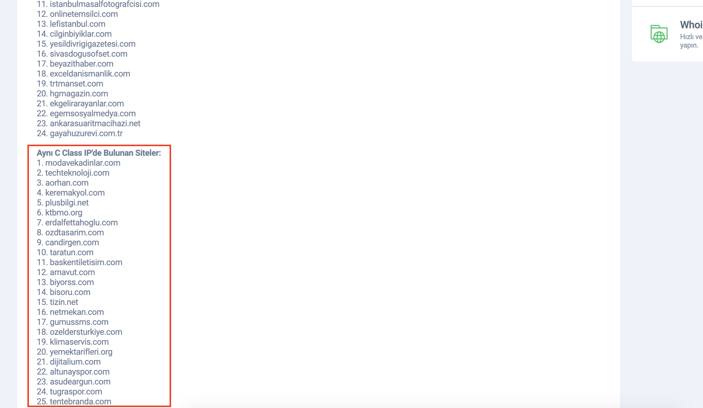 Class IP ve Sunucunun SEO'ya Etkileri