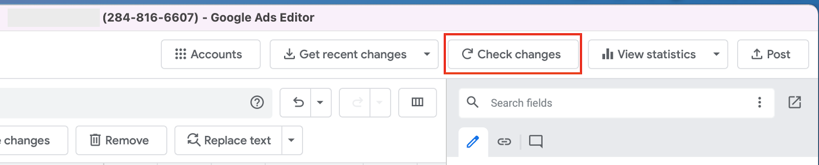 Check Changes