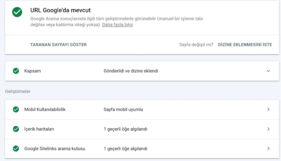 URL Inspection
