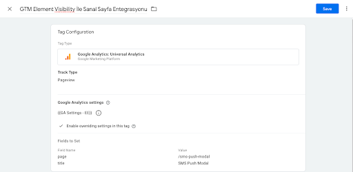 Virtual Page Integration with GTM Element Visibility