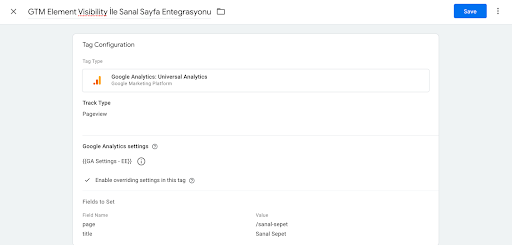 Virtual Page Integration with GTM Element Visibility