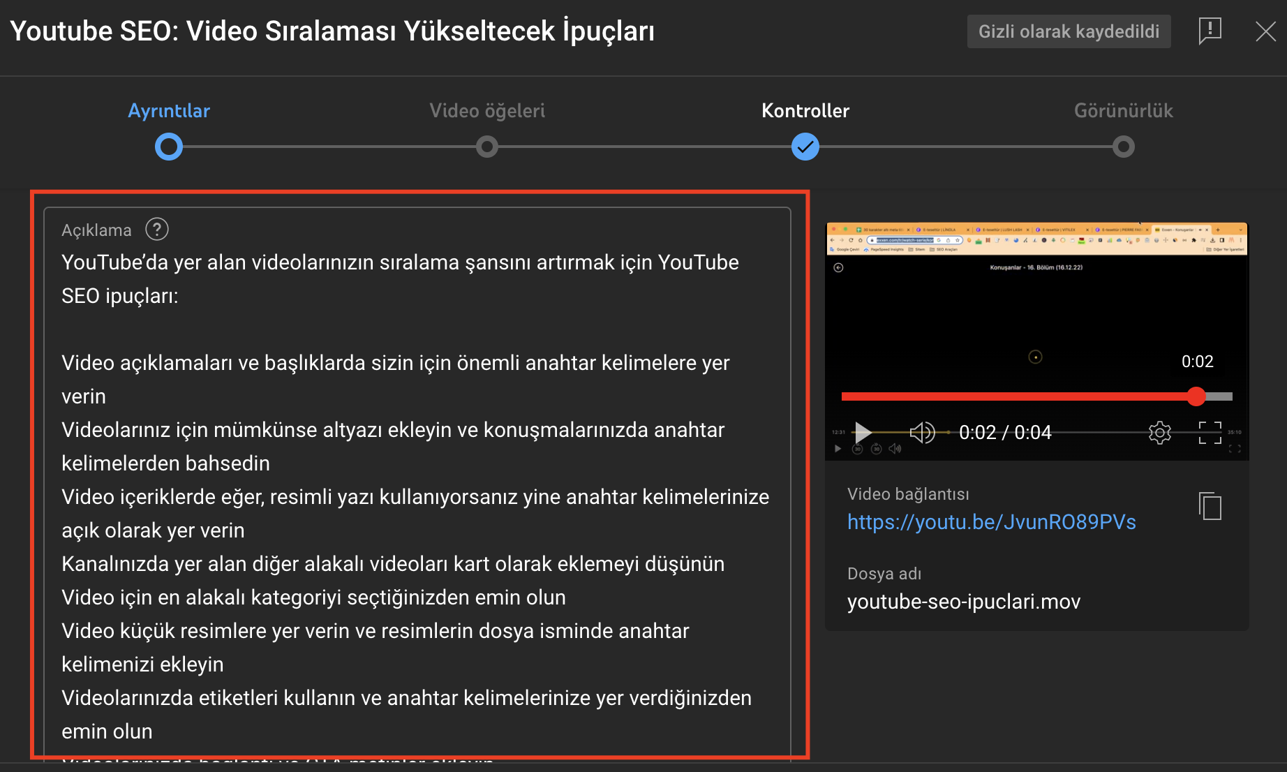 Youtube SEO: Video Arama Sıralamanızı Yükseltecek İpuçları