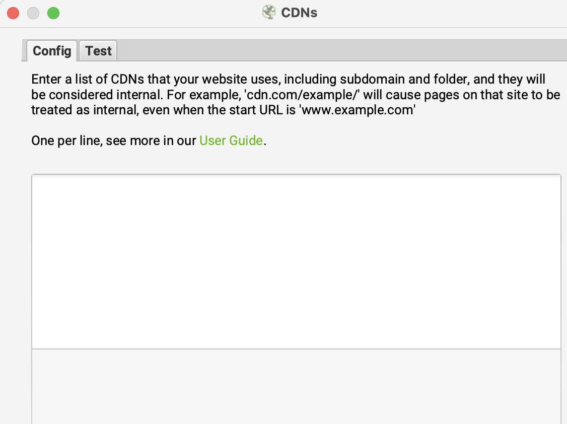 Screaming Frog User Guide and Configuration Settings