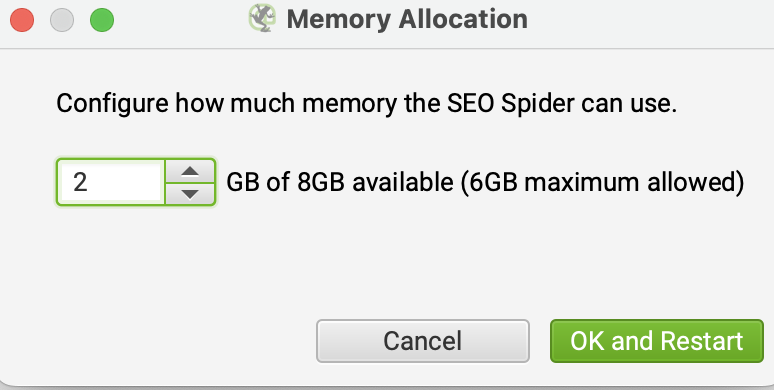 Screaming Frog User Guide and Configuration Settings