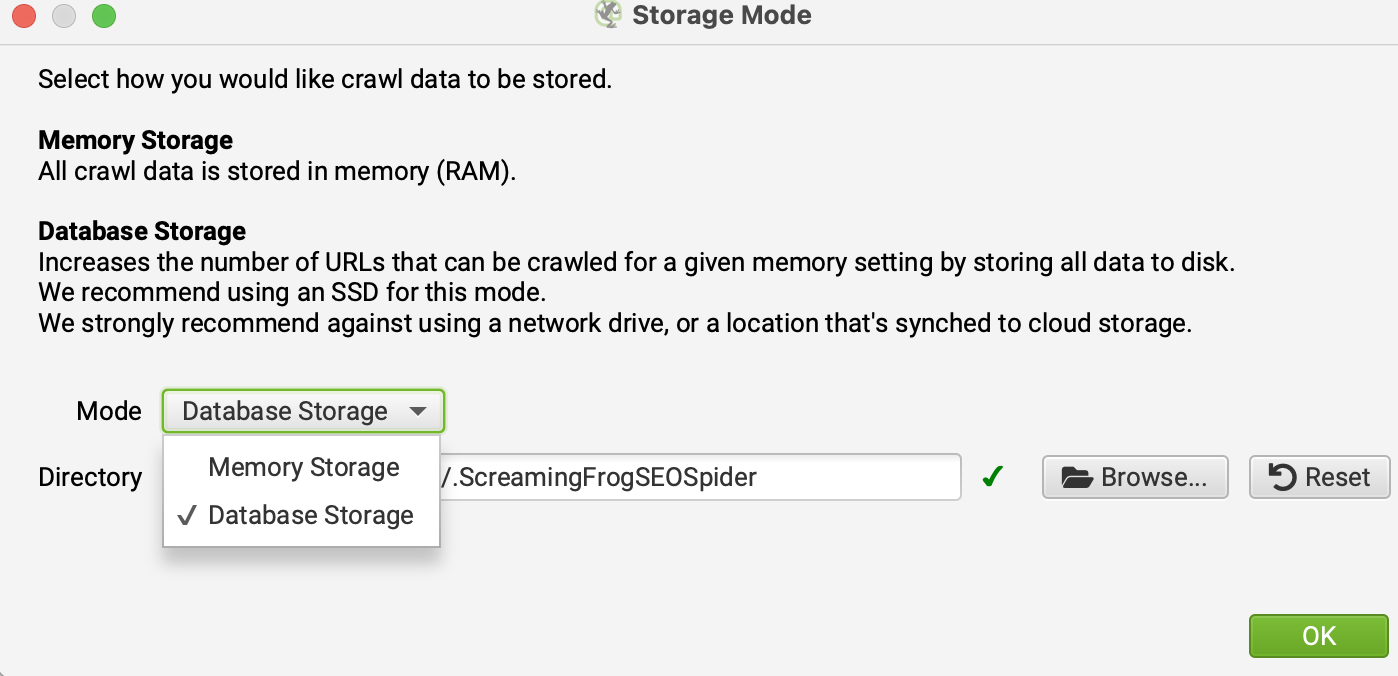 Screaming Frog User Guide and Configuration Settings