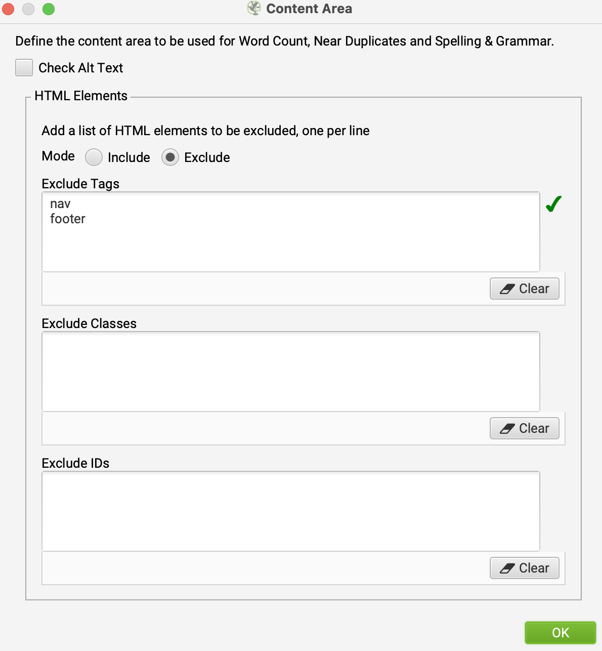 Screaming Frog User Guide and Configuration Settings