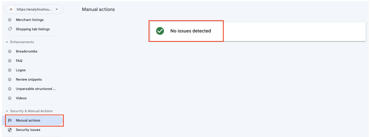 Search Console Manuel İşlemler